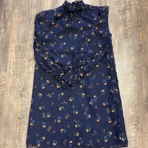Floral Swiss Dot Smocked Dress